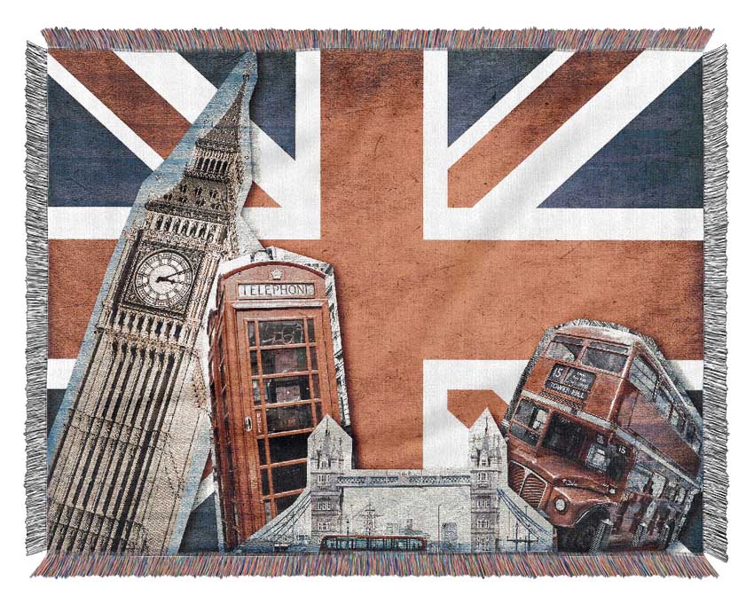 Iconic Montage Woven Blanket