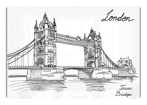 Tower Bridge Outline 7