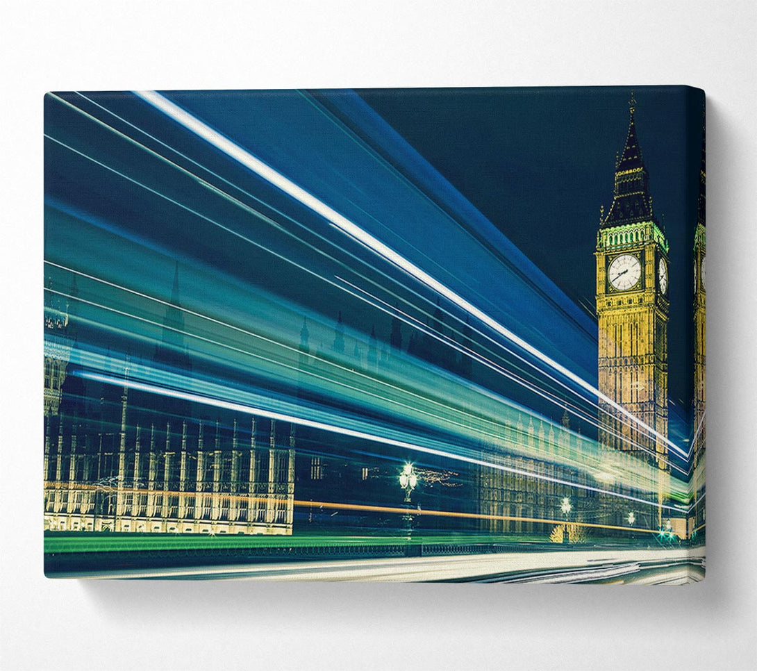 Picture of Big Ben Speed Of Light 6 Canvas Print Wall Art