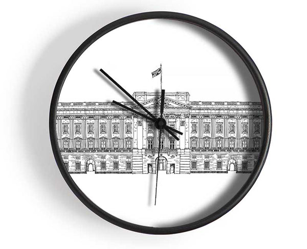 Buckingham Palace Drawing Clock - Wallart-Direct UK