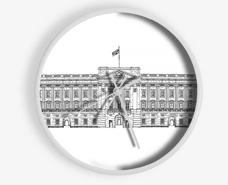 Buckingham Palace Drawing Clock - Wallart-Direct UK