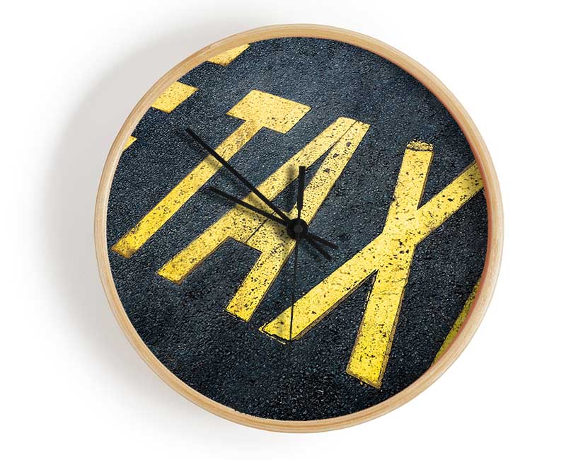 Taxi Spot Clock - Wallart-Direct UK