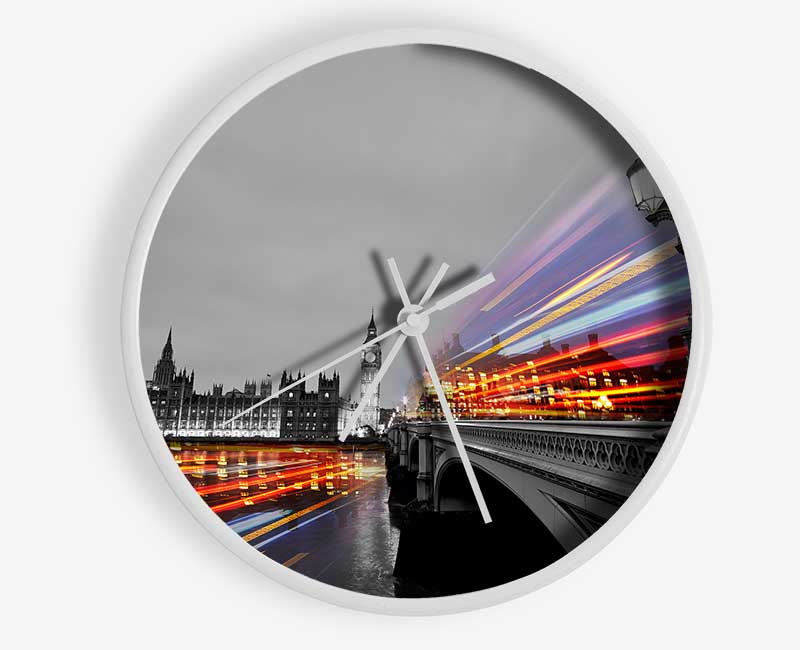 Tower Bridge Speed Of Light 3 Clock - Wallart-Direct UK