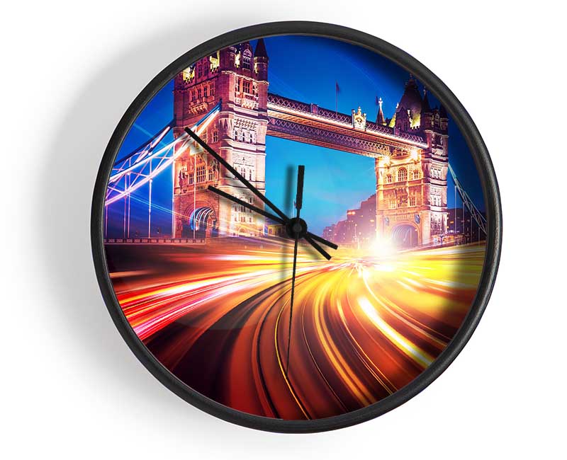 Tower Bridge Speed Of Light 2 Clock - Wallart-Direct UK