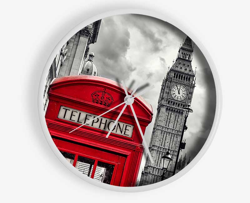 Skies Over Big Ben Clock - Wallart-Direct UK