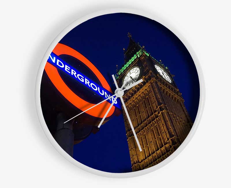 Big Ben Underground Clock - Wallart-Direct UK