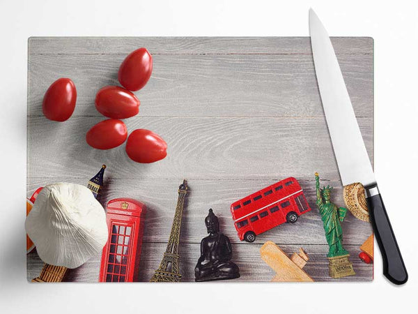 Iconic Cities Of The Glass Chopping Board