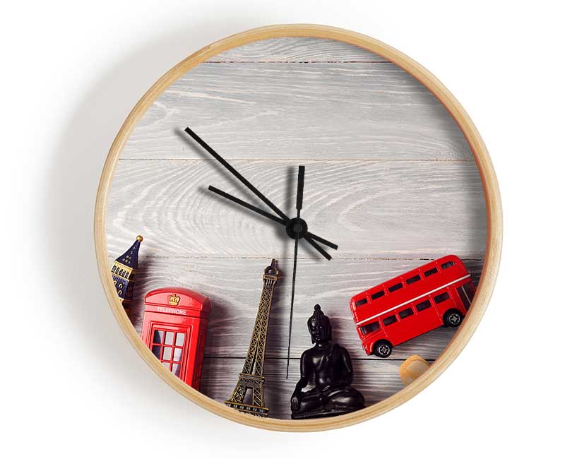 Iconic Cities Of The Clock - Wallart-Direct UK