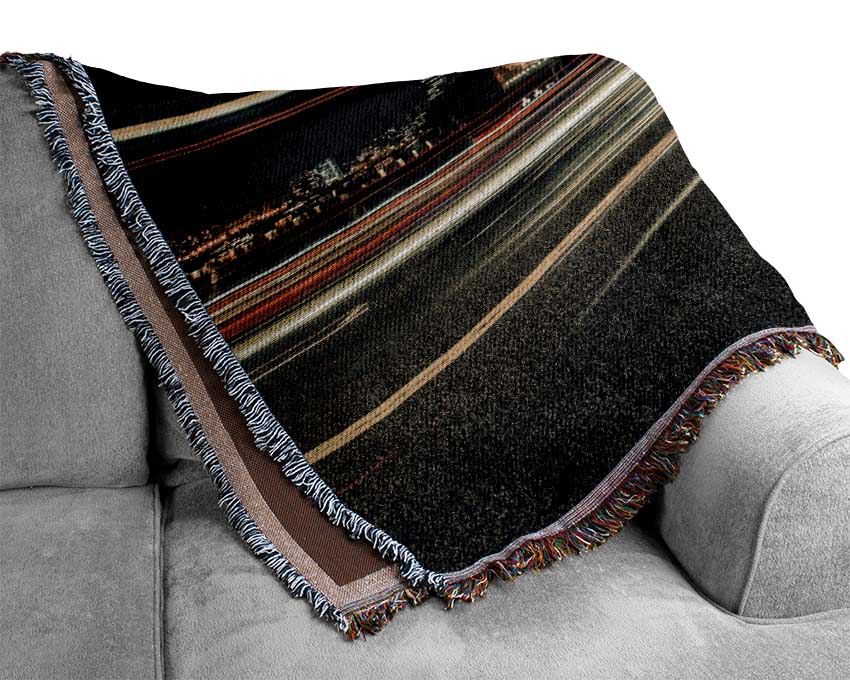 Big Ben Speed Of Light 4 Woven Blanket