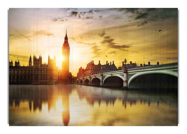 Sunset Through Big Ben