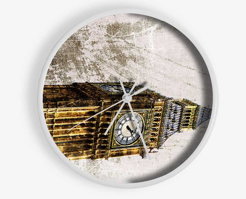 Golden Big Ben Clock - Wallart-Direct UK