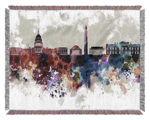 Washington DC Woven Blanket