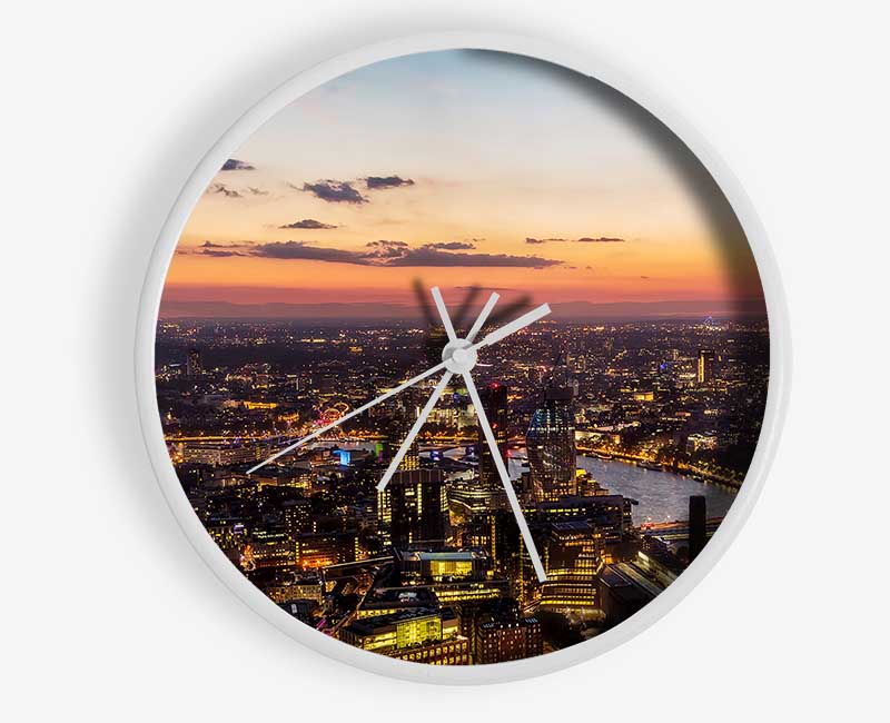 Ariel Twilight View Clock - Wallart-Direct UK