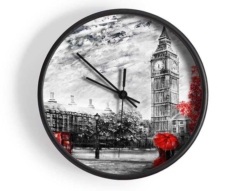 Romance In The City Clock - Wallart-Direct UK