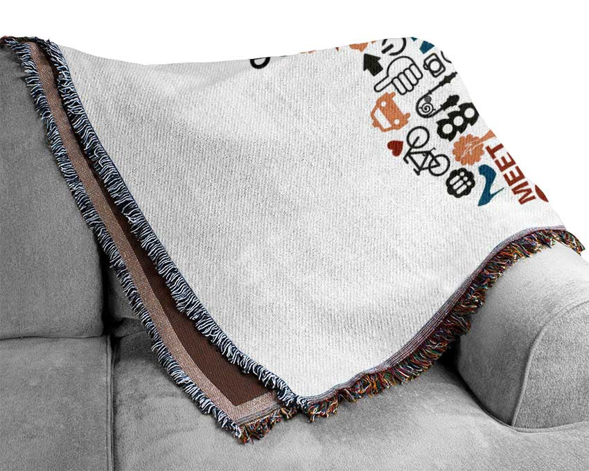 The Big Apple Sightseeing Woven Blanket