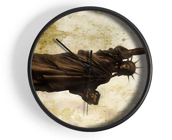 Vintage Statue of Liberty Clock - Wallart-Direct UK