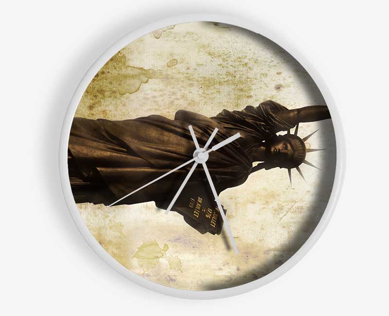 Vintage Statue of Liberty Clock - Wallart-Direct UK