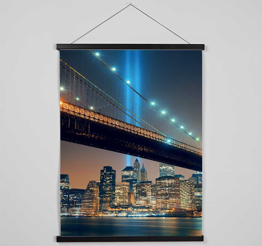 Twin Tower Remembrance Through The Bridge Hanging Poster - Wallart-Direct UK