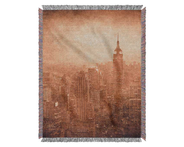 Vintage NYC Woven Blanket