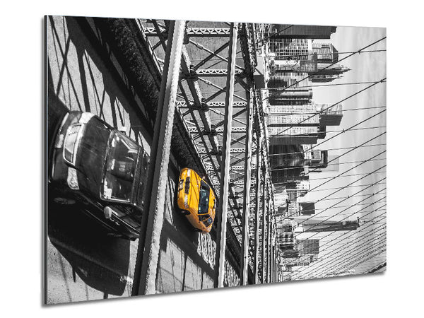 Brooklyn Bridge Yellow Cab NYC