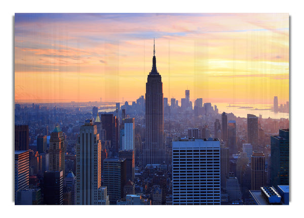 Sunset Over The Empire State Building