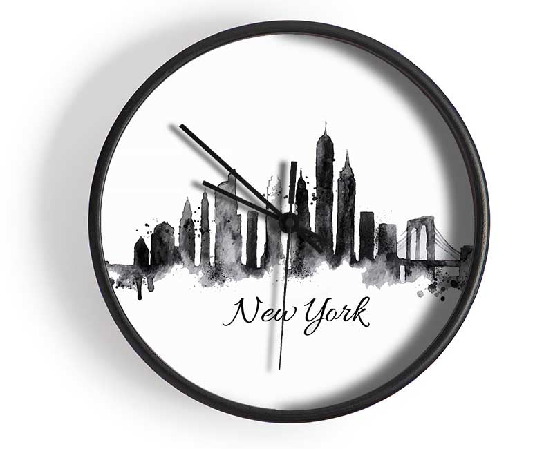 Outline Of The City 10 Clock - Wallart-Direct UK