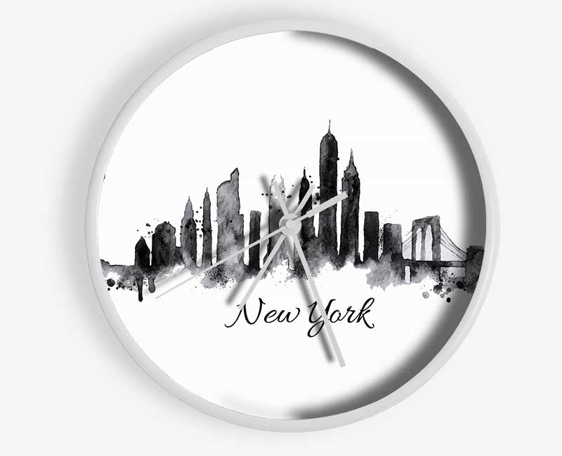 Outline Of The City 10 Clock - Wallart-Direct UK