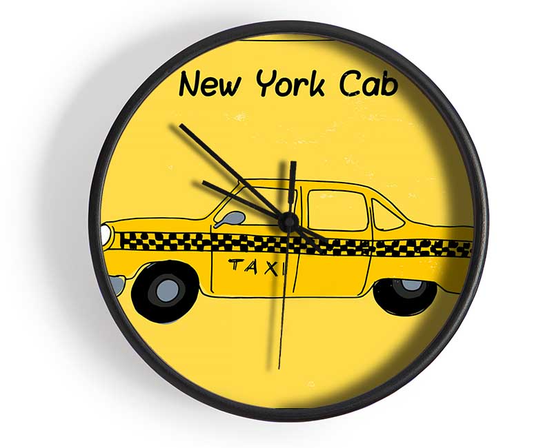 NYC Retro Cab Clock - Wallart-Direct UK