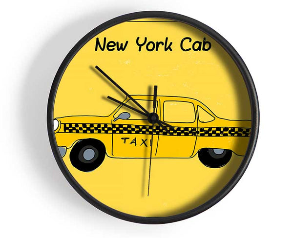 NYC Retro Cab Clock - Wallart-Direct UK