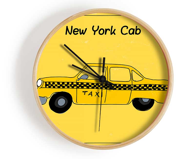 NYC Retro Cab Clock - Wallart-Direct UK