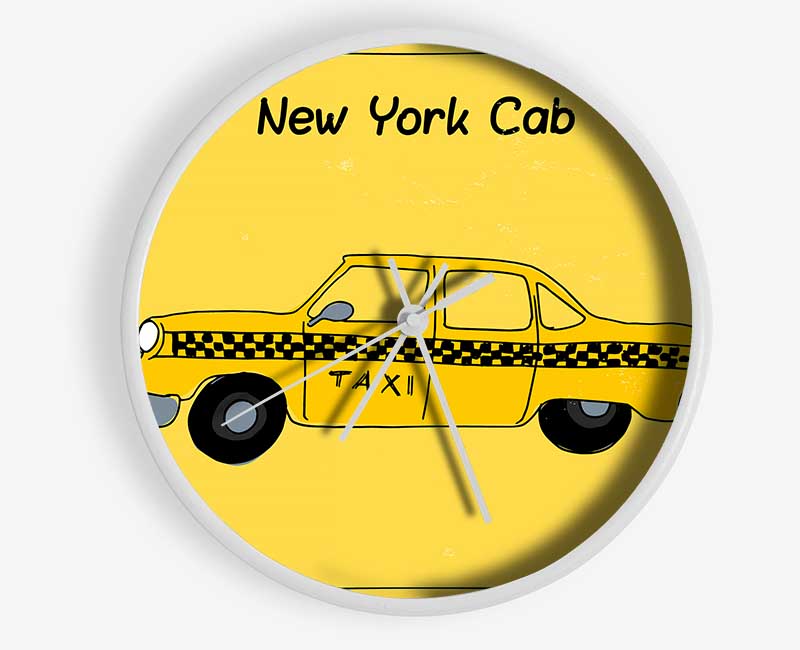 NYC Retro Cab Clock - Wallart-Direct UK