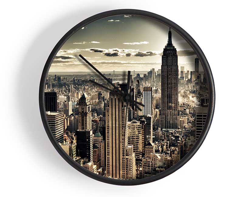 NYC Just After The Storm Clock - Wallart-Direct UK