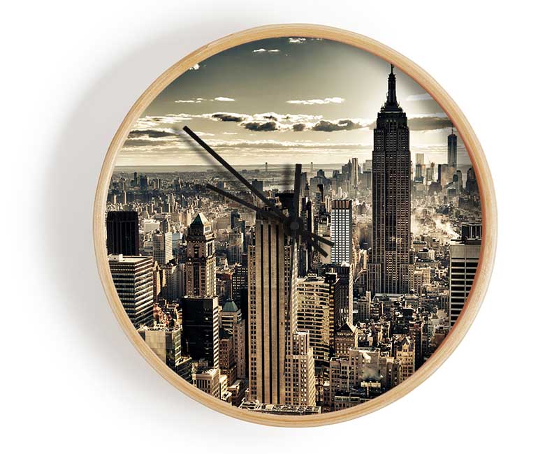 NYC Just After The Storm Clock - Wallart-Direct UK