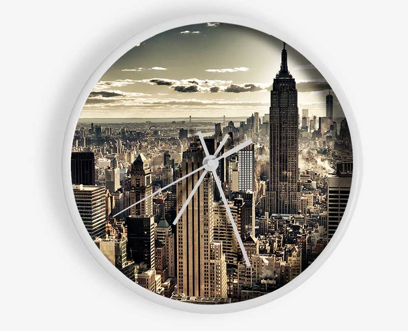 NYC Just After The Storm Clock - Wallart-Direct UK