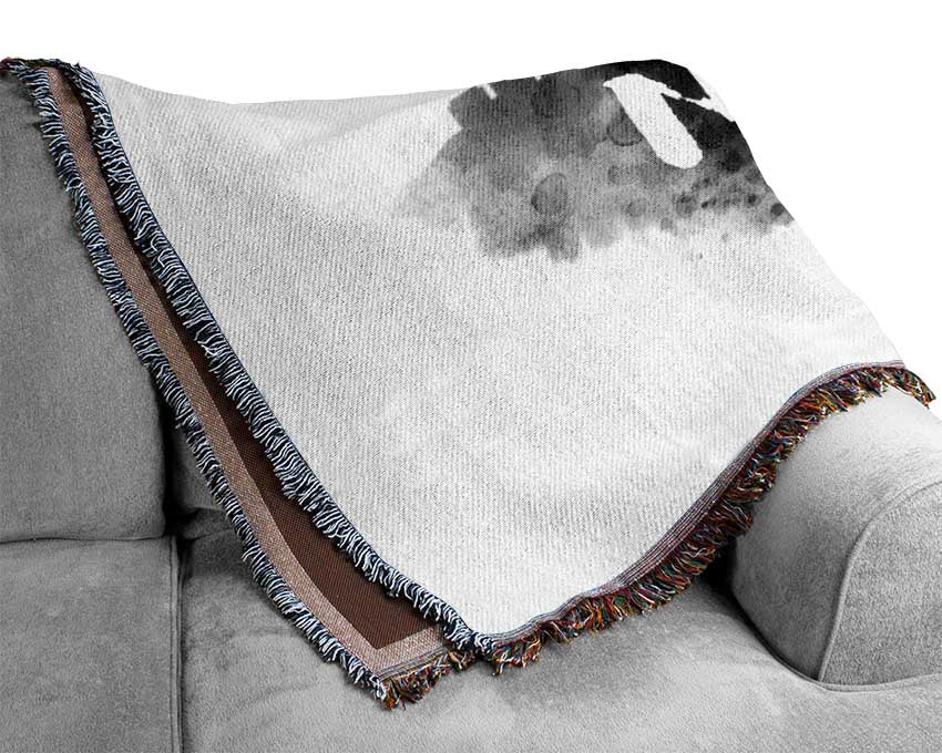 The Flame Of Protection Woven Blanket