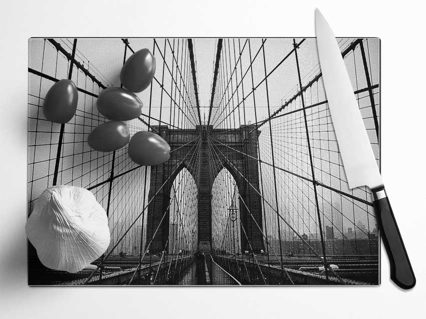 Brooklyn Bridge Perfection Glass Chopping Board