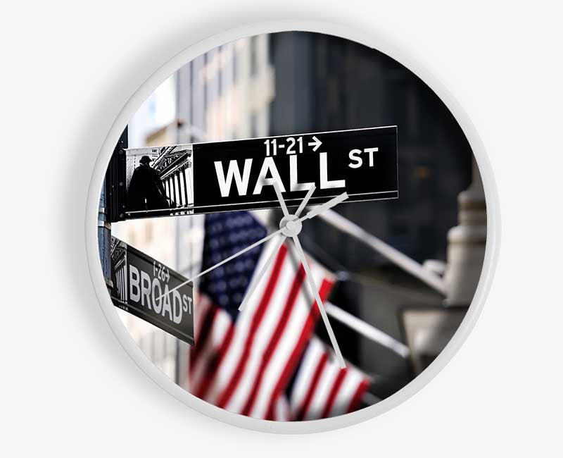 Wall St Clock - Wallart-Direct UK