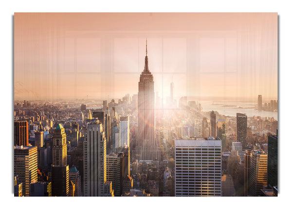 Sun Sparkle Through The Empire State Building