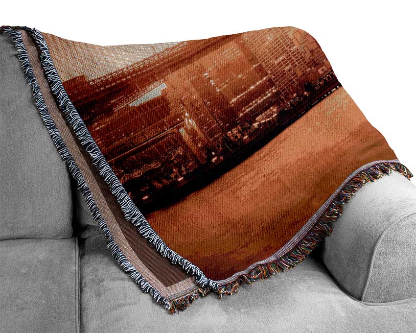 Brooklyn Bridge Splendour Woven Blanket