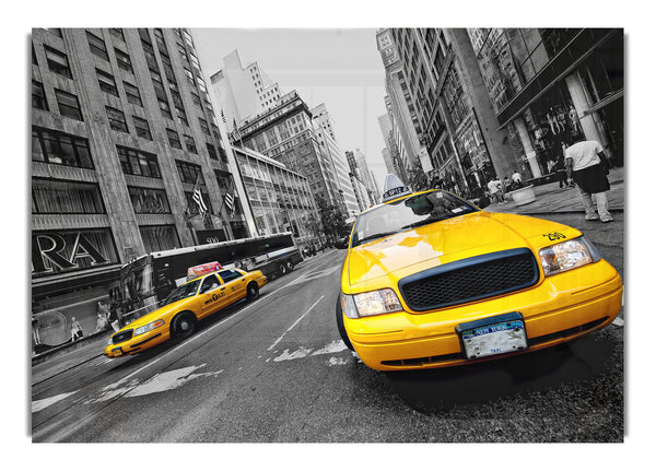 Yellow Cabs In NYC