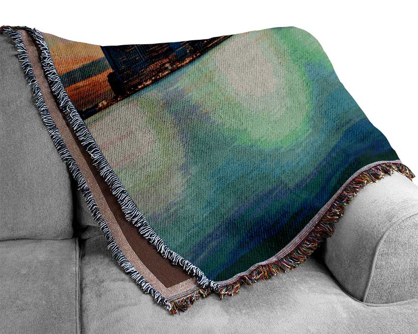 City Blues 2 Woven Blanket