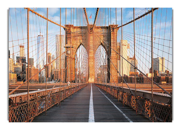 Struktur der Brooklyn Bridge