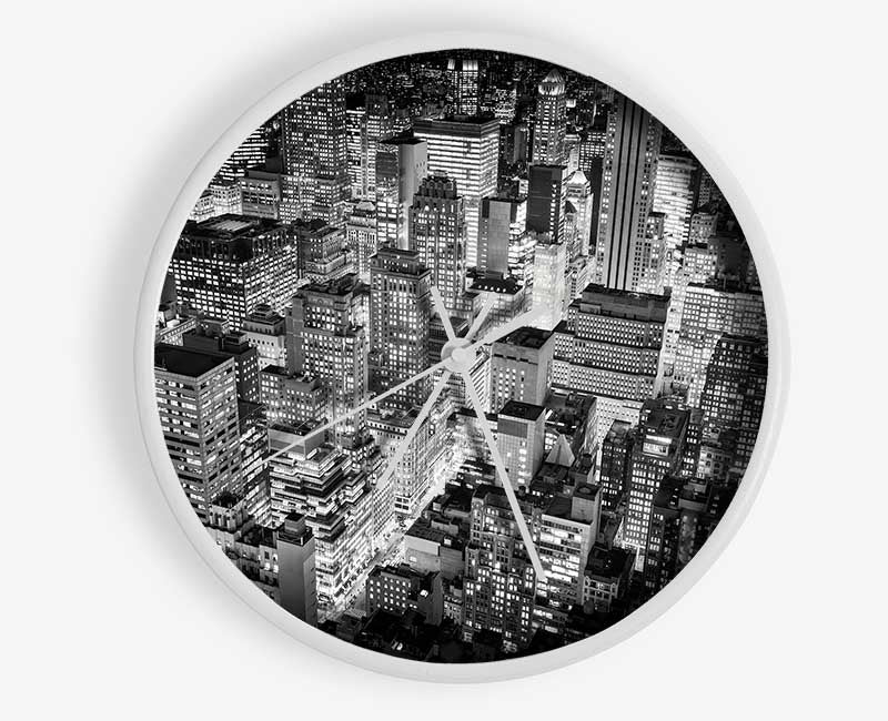 Looking Down On The Big Apple Clock - Wallart-Direct UK