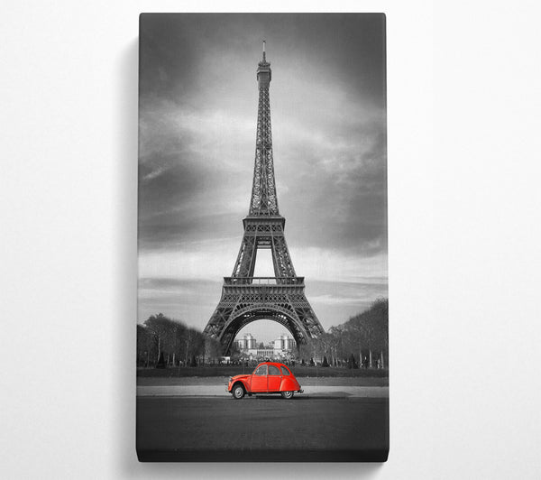 Eiffel Tower Red Car