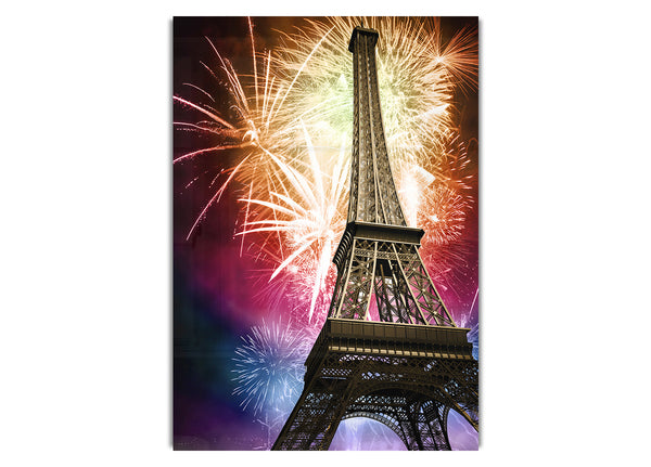 Eiffel Tower Fireworks 1