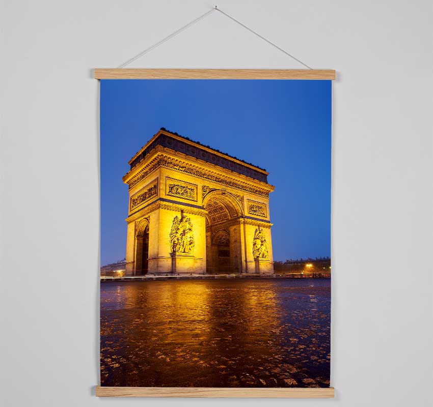 Arc De Triomphe 3 Hanging Poster - Wallart-Direct UK