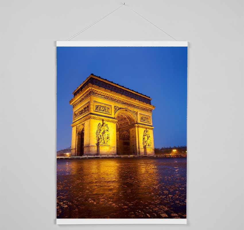 Arc De Triomphe 3 Hanging Poster - Wallart-Direct UK