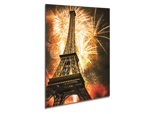 Eiffel Tower Fireworks 2