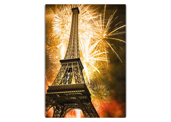 Eiffel Tower Fireworks 2