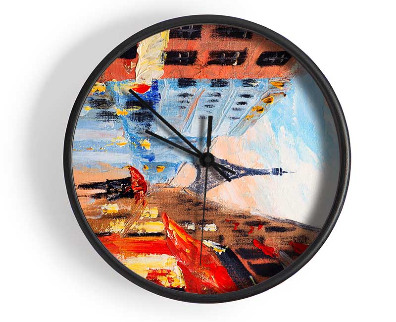 Eiffel Tower Streets 16 Clock - Wallart-Direct UK